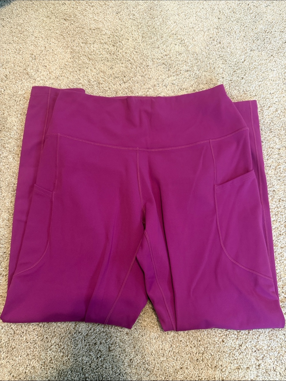 Nike one Magenta High-Waist Pocket Leggings